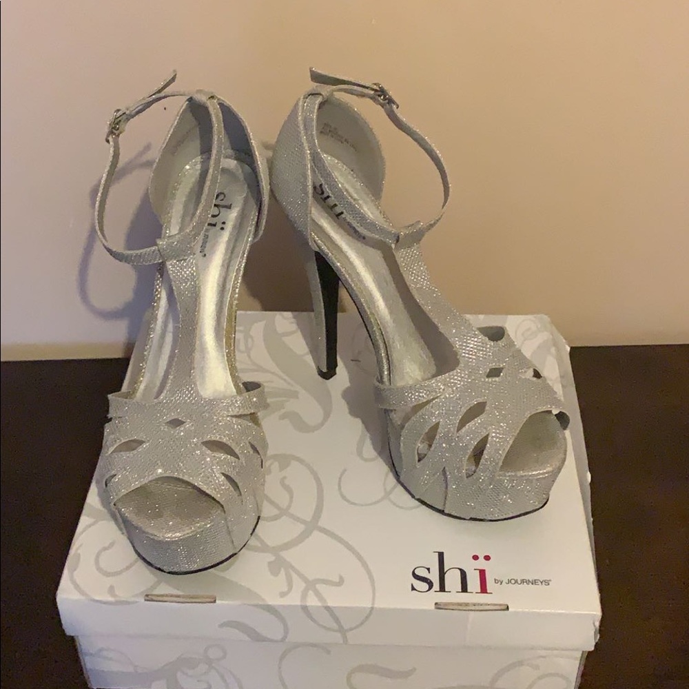 Glitter Platform Heels